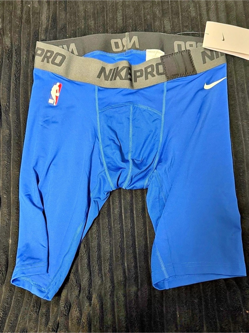 Nike Pro NBA Compression Shorts Men's Blue & Gray XL-Tall